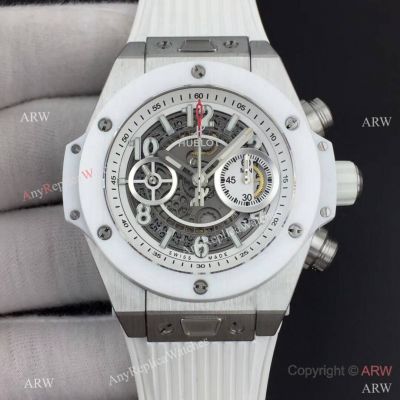 Swiss Hublot Big Bang Unico King Chronograph 45.5mm Watch Titanium& Ceramic Case-Best Replica Hublot Watches